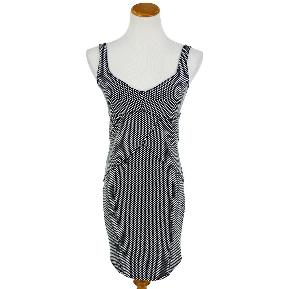 Free People Intimately Sexy Black & White Polka Dot Bodycon Mini Dress - Picture 4 of 16